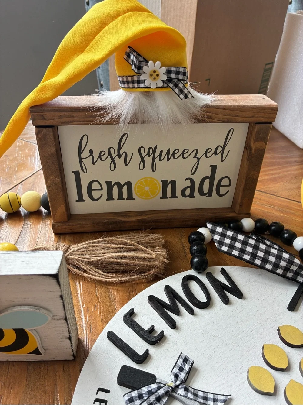 Lemonade & Summer Coffee or Tea Decorative Kitchen Accents - or Classroom Decor